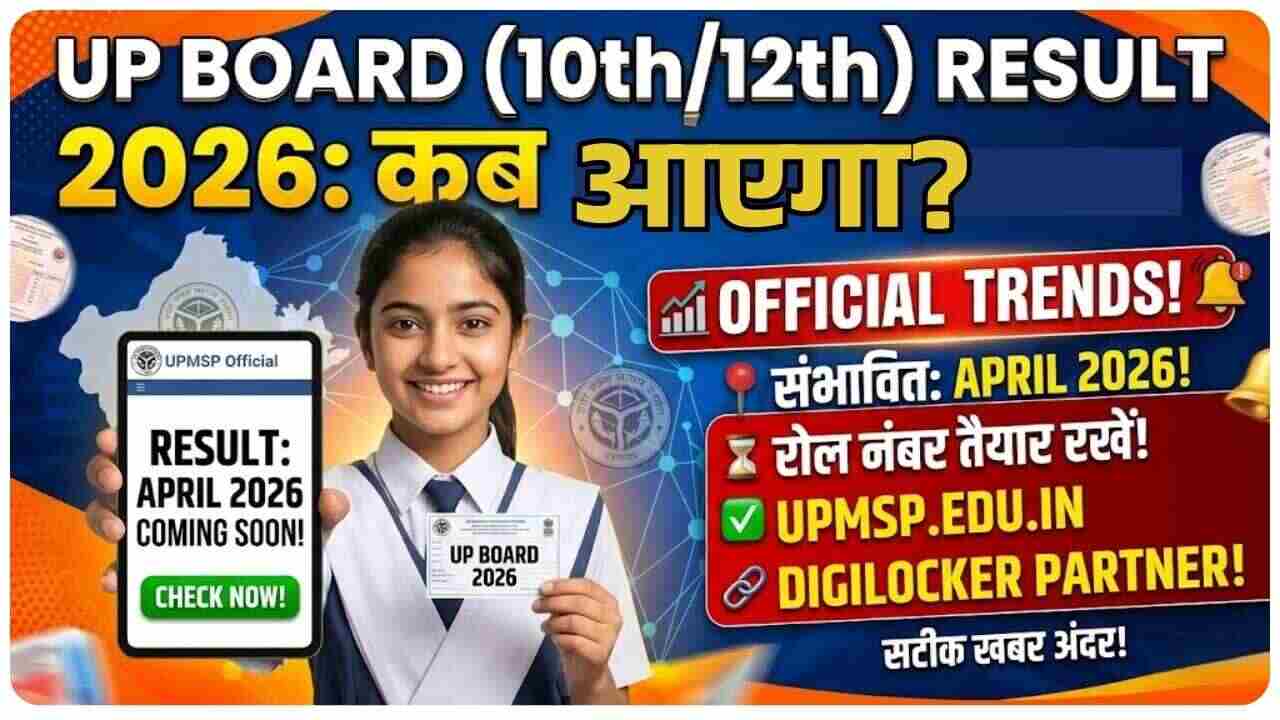 यूपी बोर्ड रिजल्ट 2026 कब आएगा? विभाग की नई अपडेट!
