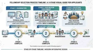 FELLOWSHIP SELECTION PROCESS TIMELINE | A 3-STAGE VISUAL GUIDE FOR APPLICANTS