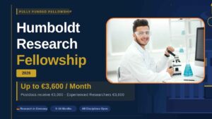 Humboldt Research Fellowship 2026