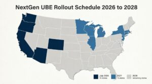 NextGen UBE rollout schedule 