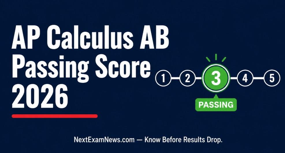 AP Calculus AB passing score 2026