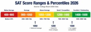 SAT Score Percentiles