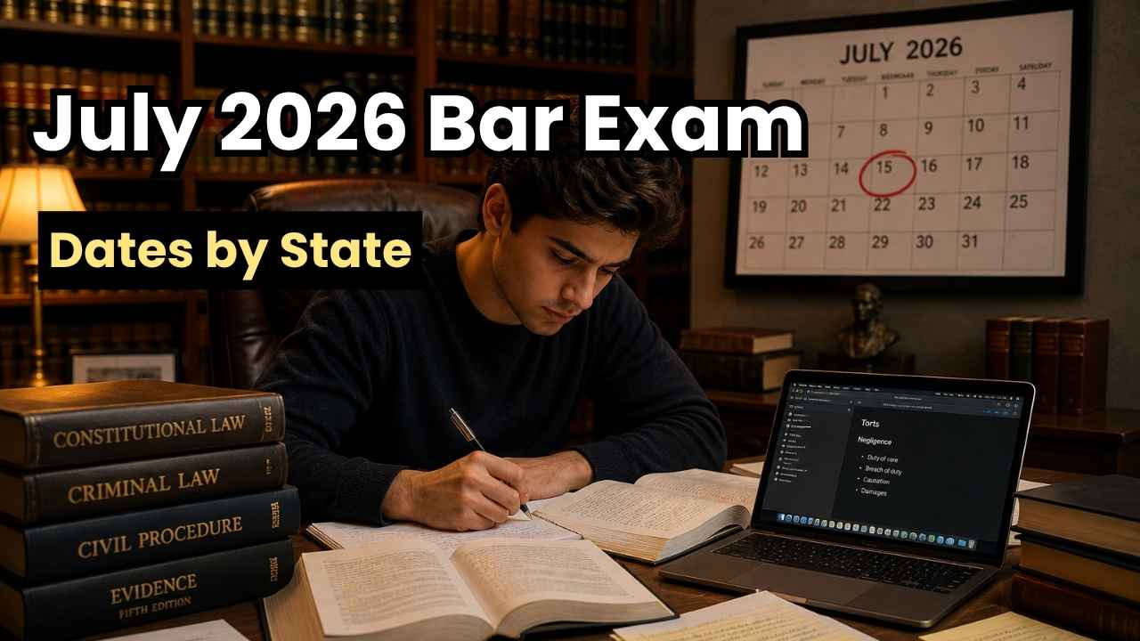 July 2026 Bar Exam Dates by State