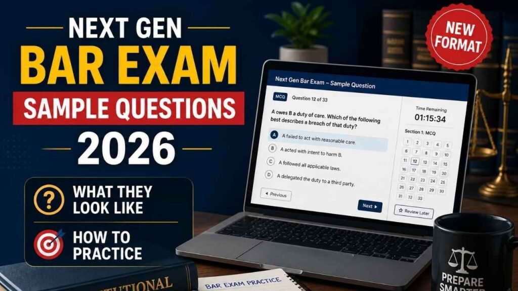 Next Gen Bar Exam Sample Questions 2026