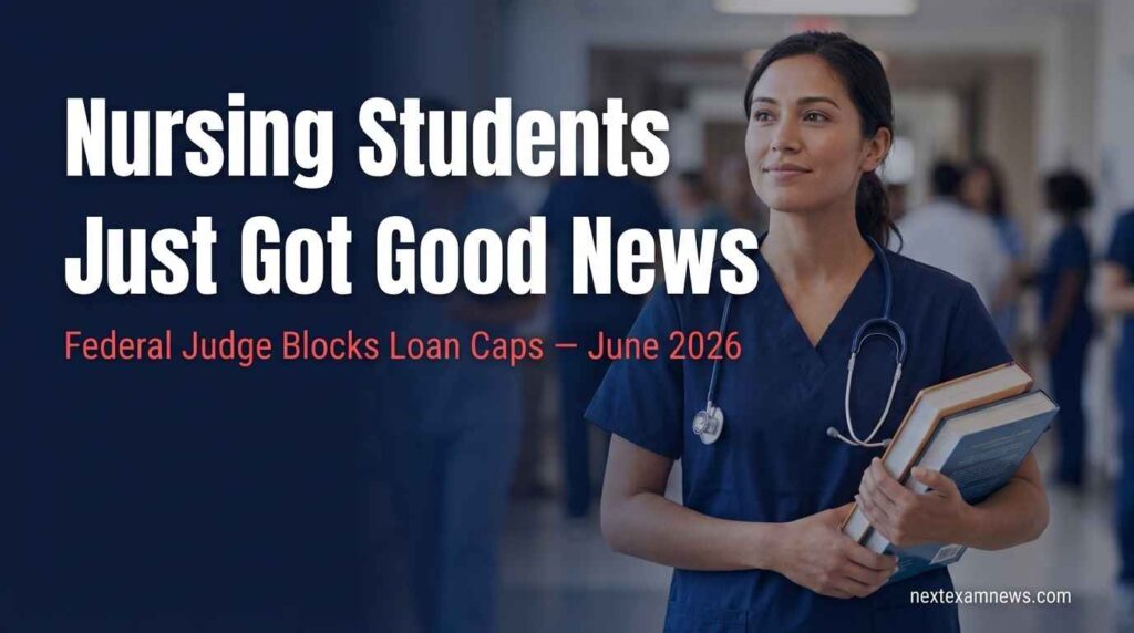 Trump student loan caps nursing blocked 2026