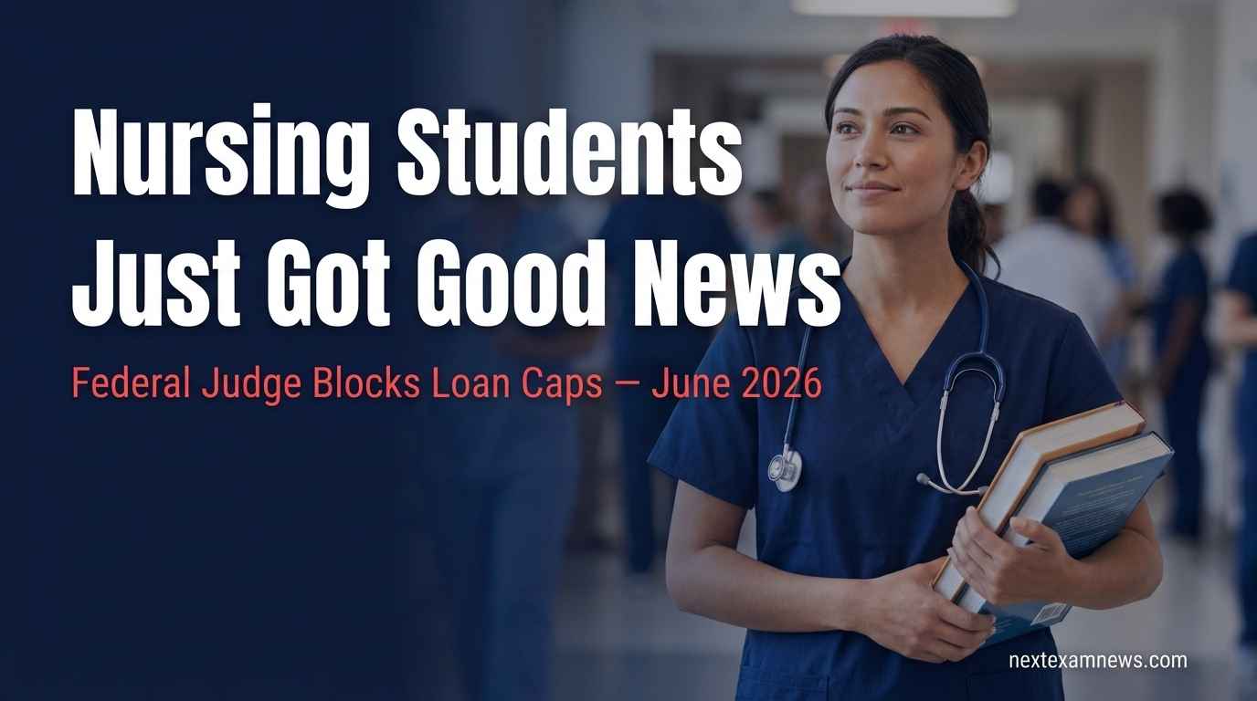 Trump student loan caps nursing blocked 2026