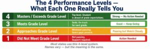 4 Performance Levels infographic