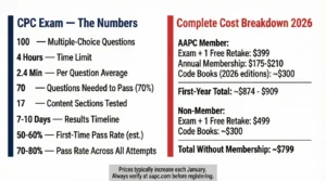 CPC Exam Numbers + Cost Breakdown