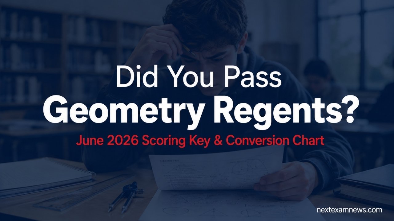 Geometry Regents June 2026 Conversion Chart