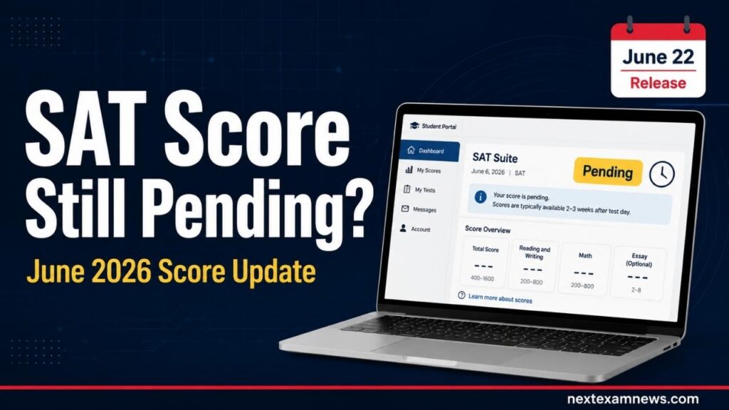 SAT Score Still Pending June 2026