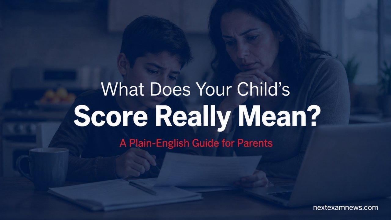 how to read state test score report