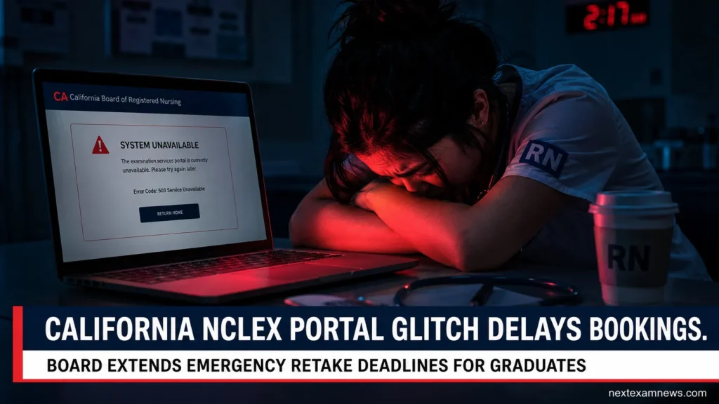 NCLEX registration system outage