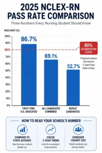 nclex rn pass rate comparison
