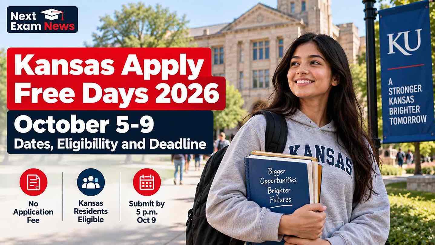 Kansas apply free days 2026