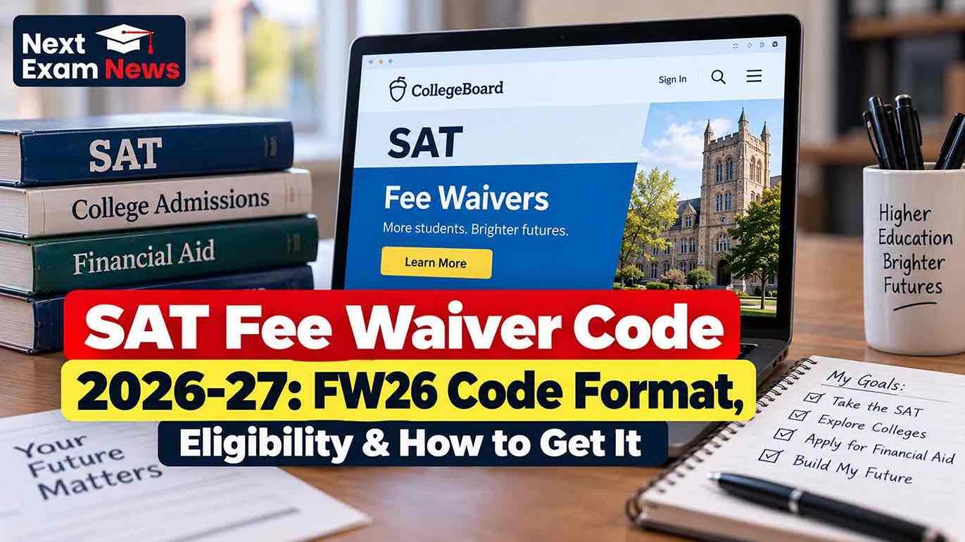 sat fee waiver code 2026