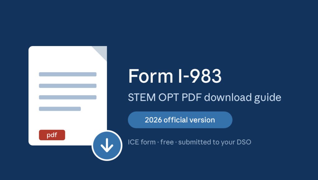 stem opt form download pdf