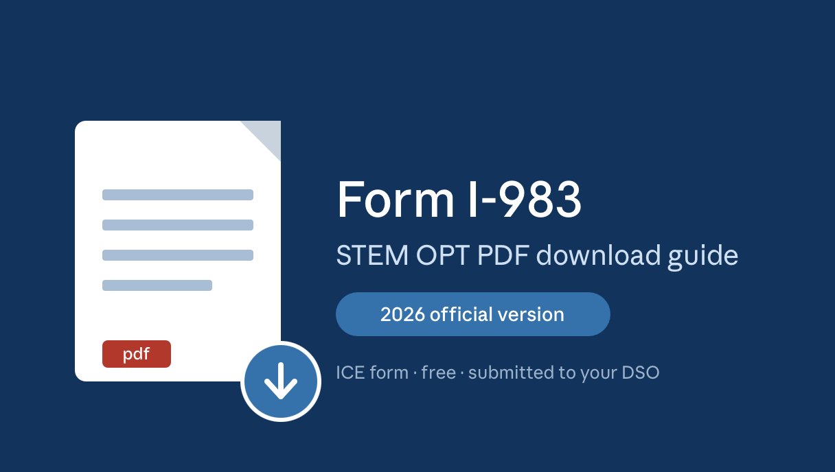stem opt form download pdf