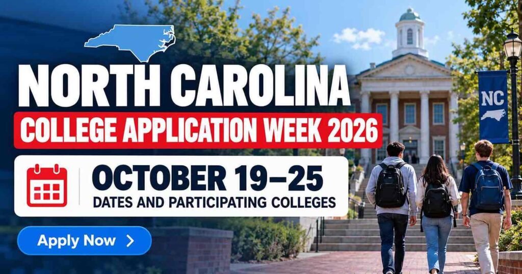 North Carolina College Application Week 2026